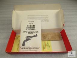 Ruger Blackhawk Vintage Box with paperwork and cleaning cloth