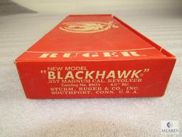 Ruger Blackhawk Vintage Box with paperwork and cleaning cloth