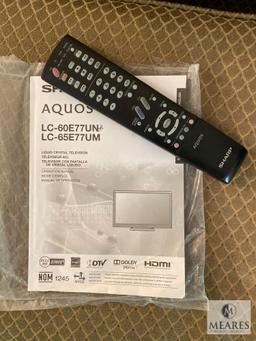 Sharp Aquos Liquid Crystal Television with remote