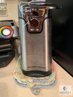 T-Fal OptiGrill and Hamilton Beach Electric Can Opener