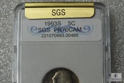 1993-S Jefferson Nickel