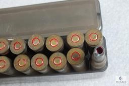 60 Rounds .308 WIN Ammo Red Possibly Tracer Rounds with Midway Plastic Containers