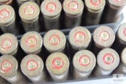 60 Rounds .308 WIN Ammo Red Possibly Tracer Rounds with Midway Plastic Containers