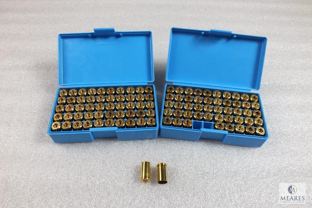 100 Count New .45 Auto unprimed Brass in Midway Plastic Containers