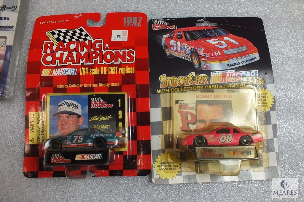 Lot of 8 Diecast Collector Nascar Cars Racing Champions Dale Earnhardt, Terry Labonte, and more