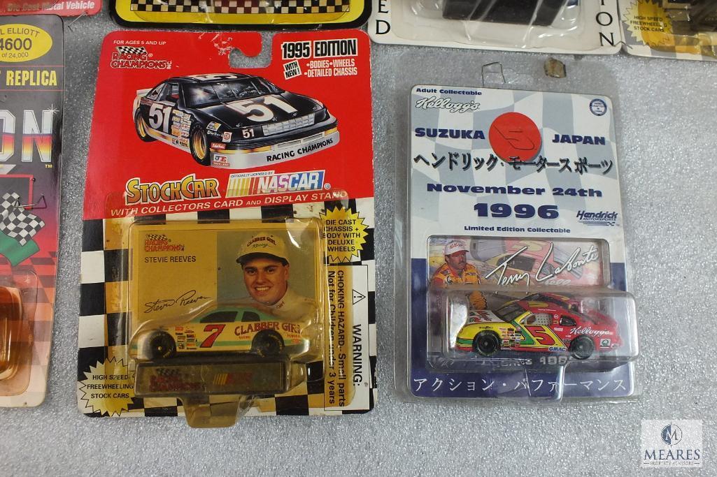 Lot of 8 Diecast Collector Nascar Cars Racing Champions Dale Earnhardt, Terry Labonte, and more