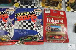 Lot of 9 Diecast Collector Nascar Cars Racing Champions Kyle Petty, Dale Jarrett, and more