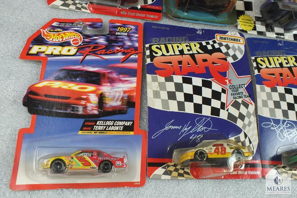 Lot of 9 Diecast Collector Nascar Cars Racing Champions Kyle Petty, Dale Jarrett, and more