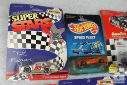 Lot of 9 Diecast Collector Nascar Cars Racing Champions Kyle Petty, Dale Jarrett, and more