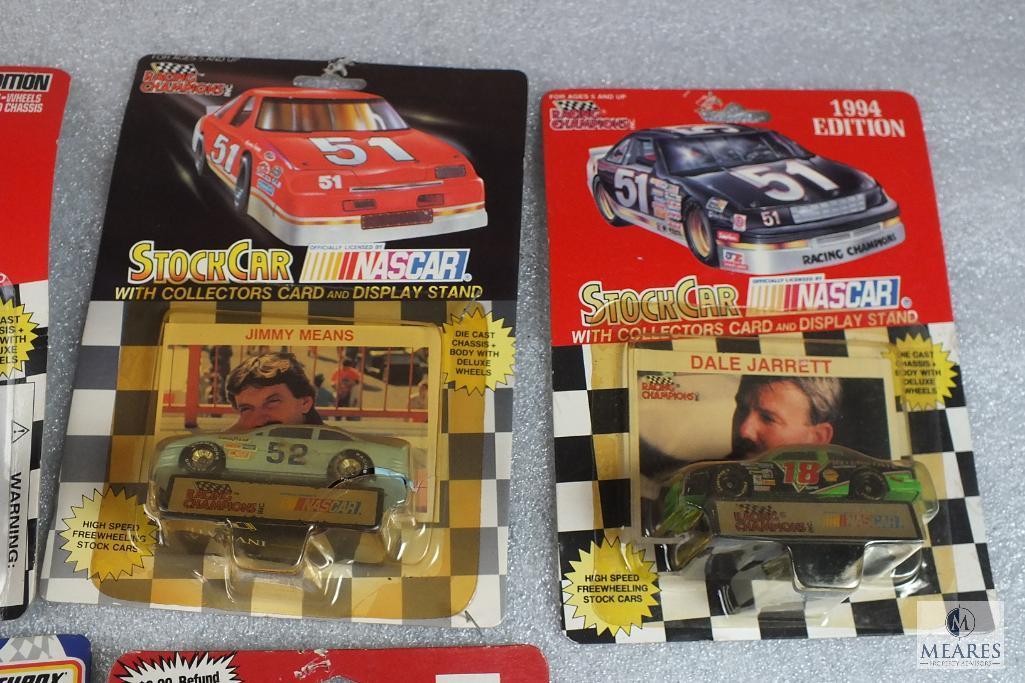 Lot of 9 Diecast Collector Nascar Cars Racing Champions Kyle Petty, Dale Jarrett, and more