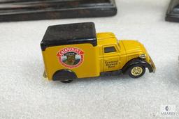 Lot of 2 Badcock Limited Edition Collector Series Delivery Trucks & 2 Small Advertising Trucks