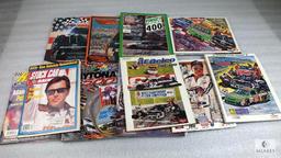 Large Lot of Nascar Racing Programs & Magazines