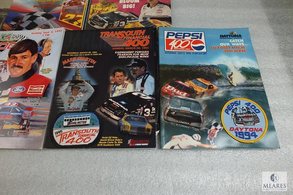 Large Lot of Nascar Racing Programs & Magazines - Vintage 1966 Carolina Highways, and more