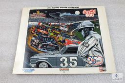 Large Lot of Nascar Racing Programs & Magazines - Vintage 1966 Carolina Highways, and more