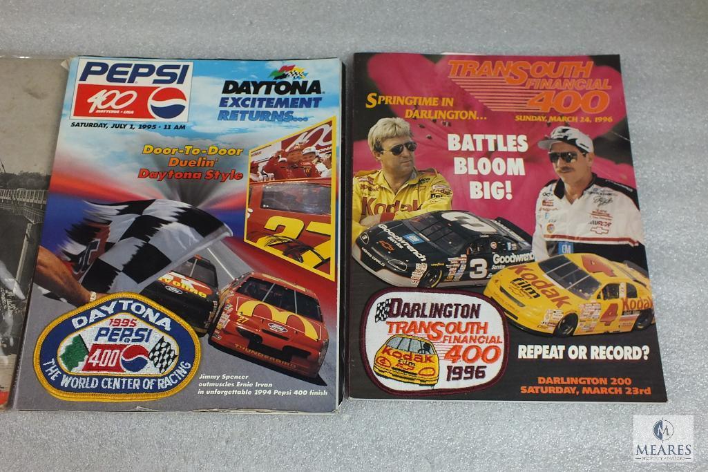 Large Lot of Nascar Racing Programs & Magazines - Vintage 1966 Carolina Highways, and more