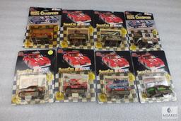 Lot of 8 Diecast Collector Nascar Cars Racing Champions Richard Petty, Dick Trickle, and more