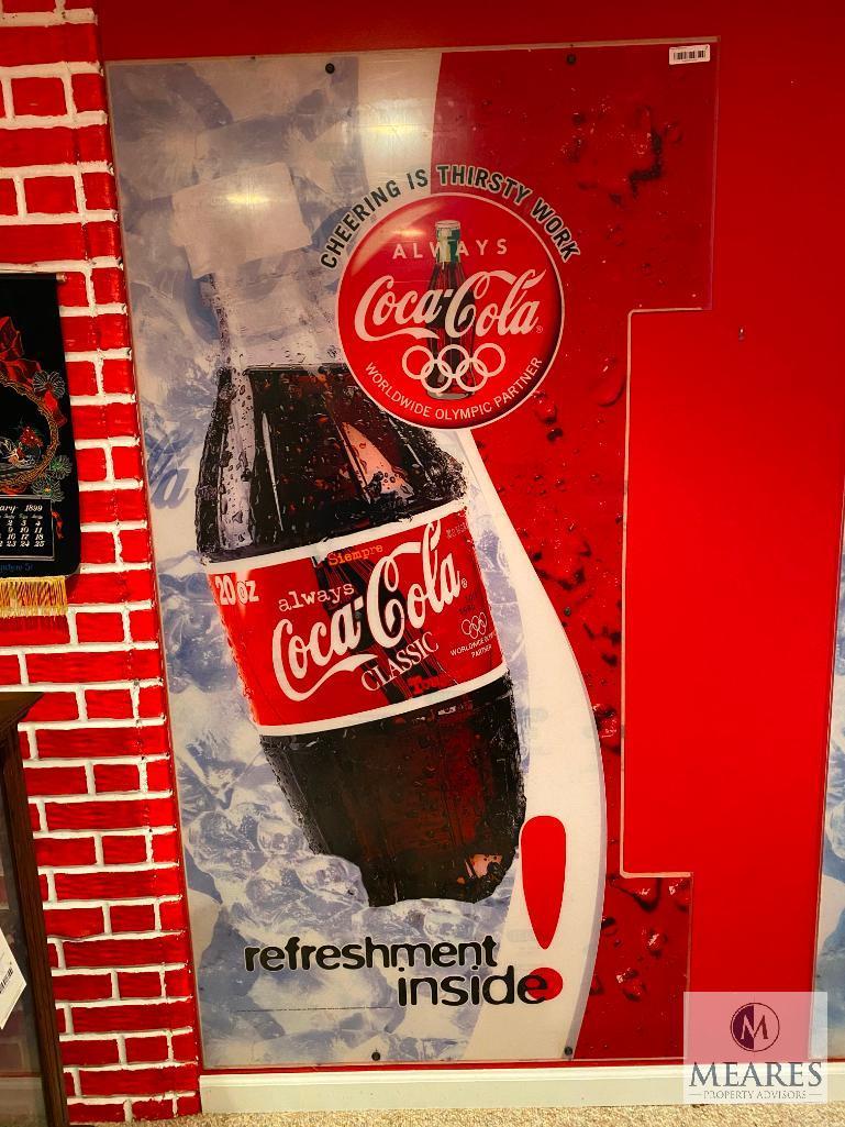 Coca-Cola 1995 Vending Machine Front - Bottle