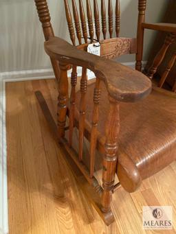 Bent Oak Rocker