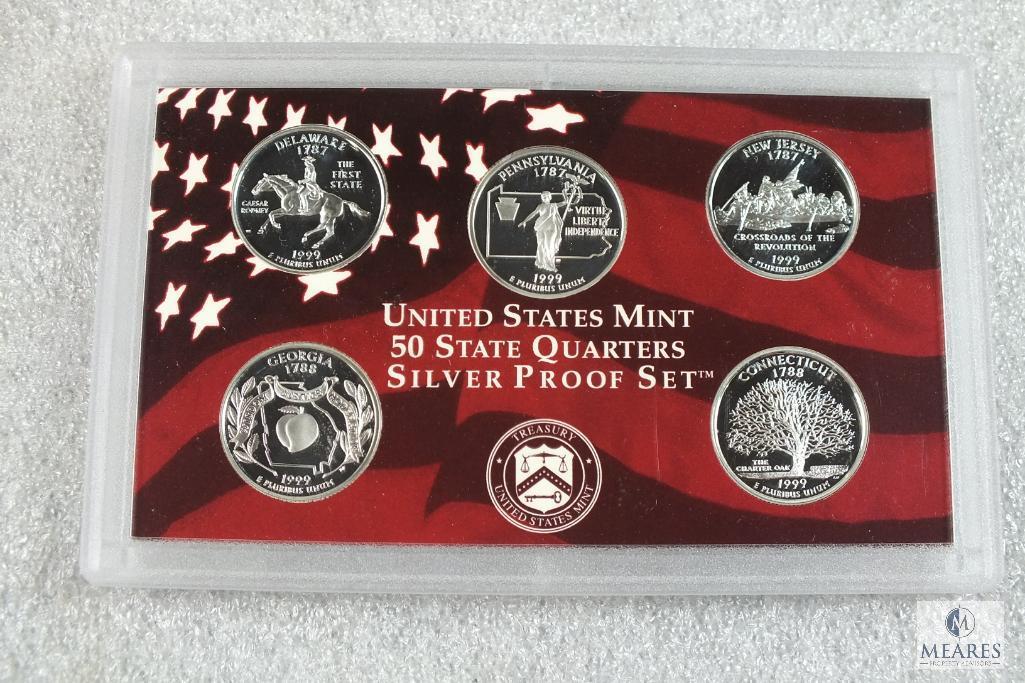 1999 US Mint Proof Set and US Mint Silver Proof Set