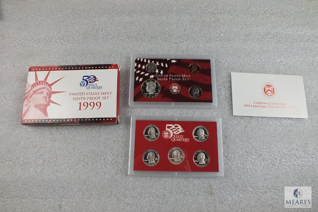 1999 US Mint Proof Set and US Mint Silver Proof Set