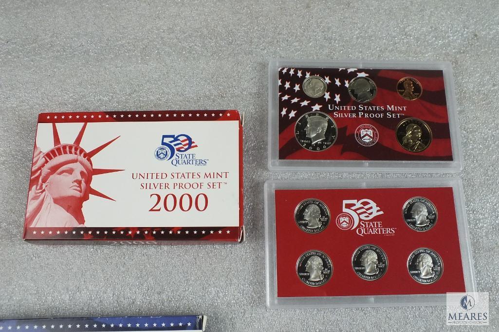 2000 US Mint Proof Set and US Mint Silver Proof Set