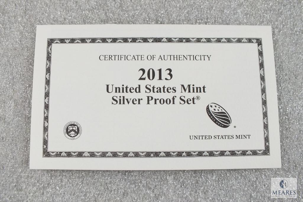 2013 United States Mint Silver Proof Set