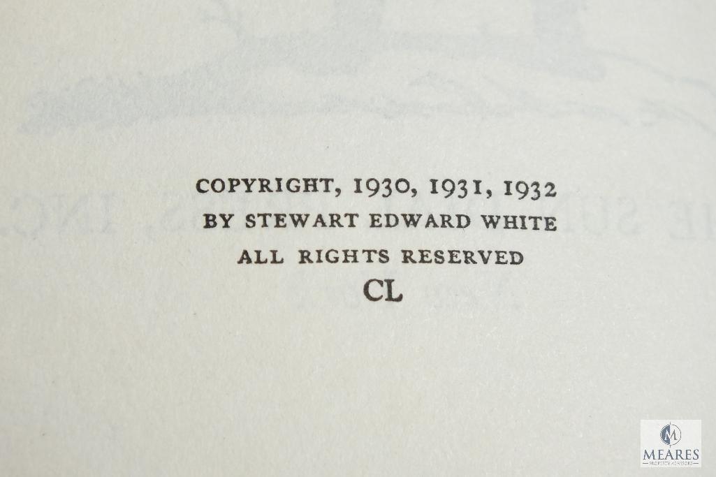 The long Rifle by Stewart White hardback book.