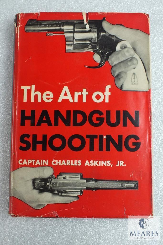 The Art of Handgun Shooting by Charles Askins hardback book.