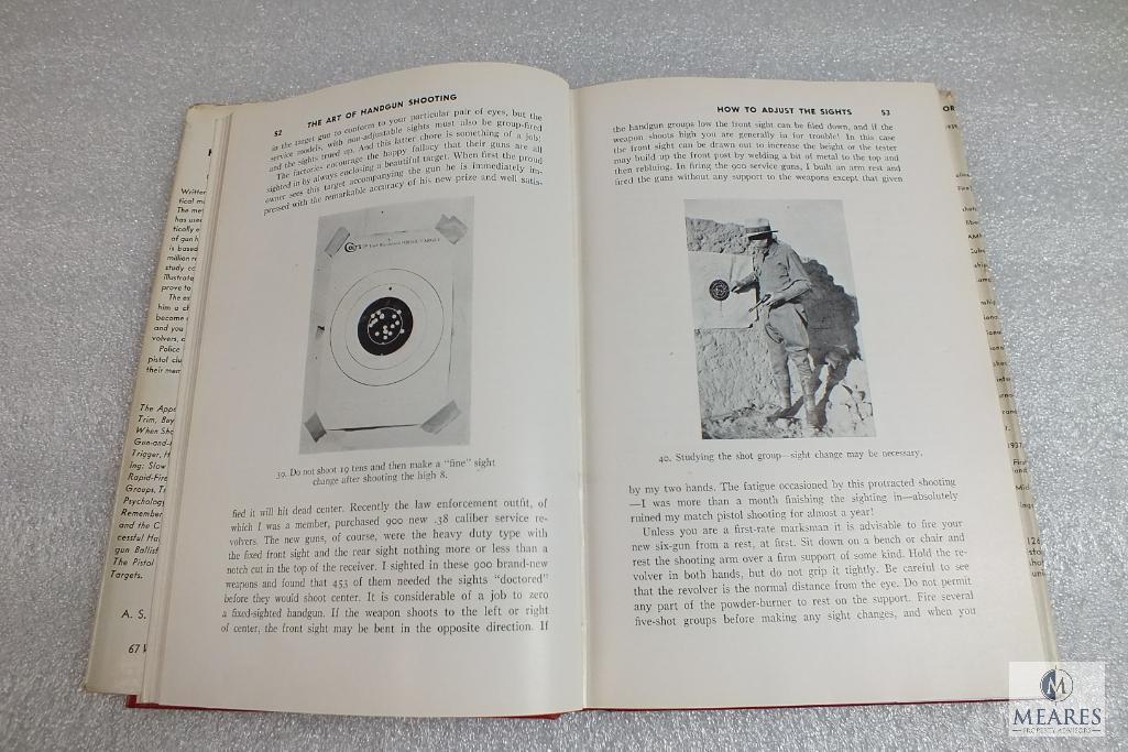 The Art of Handgun Shooting by Charles Askins hardback book.