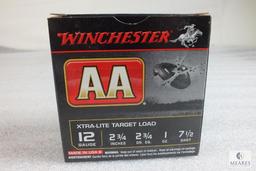 50 Winchester AA 12 Gauge Shotgun Shells 7-1/2 Shot 1 oz 2-3/4" Target Load