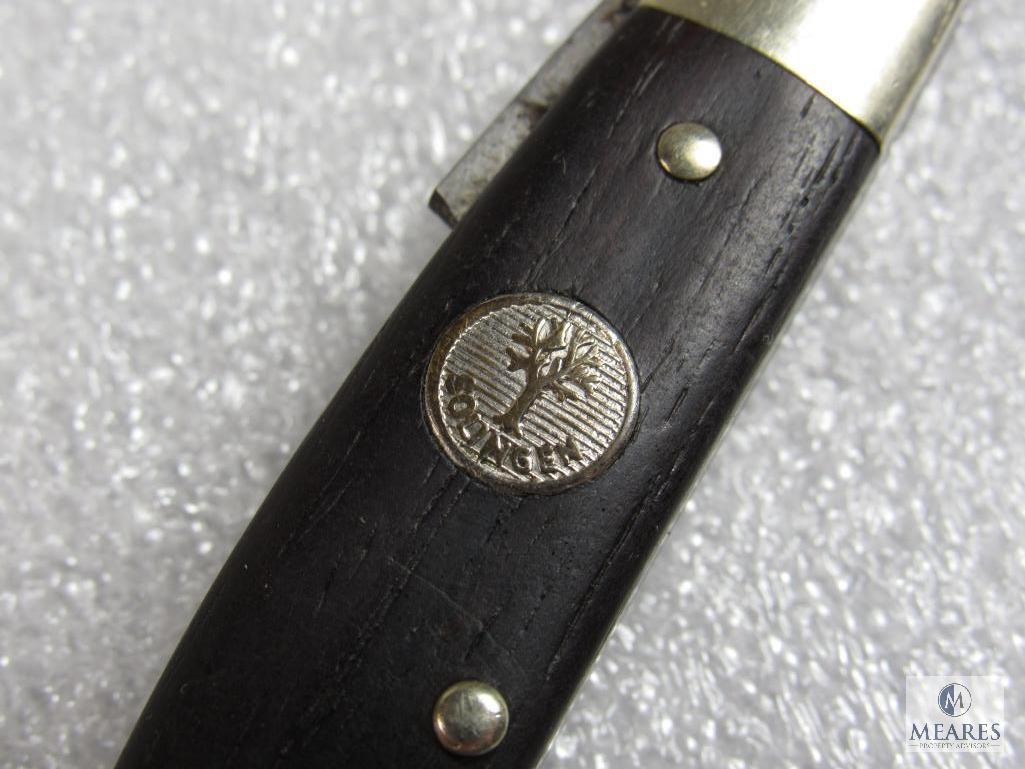 Vintage Boker 5464 Tree Brand Solingen Germany 4 Blade Class Wood Stockman Style Knife