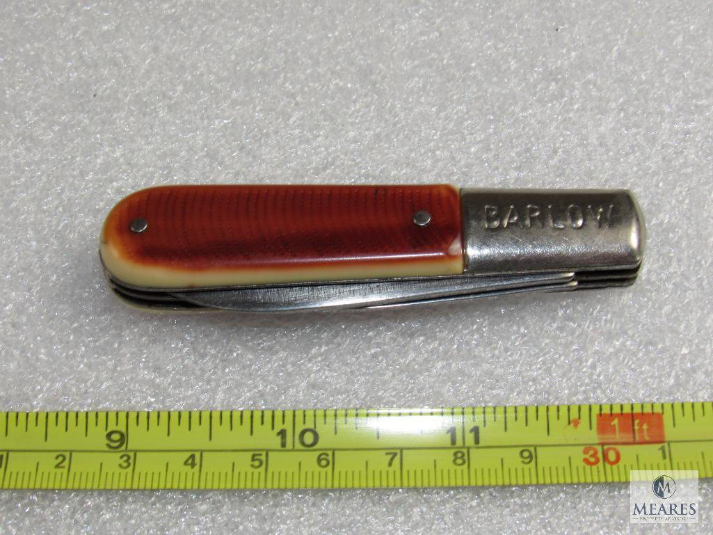 Vintage Barlow Providence Cutlery Co. 2 Blade Folder Knife