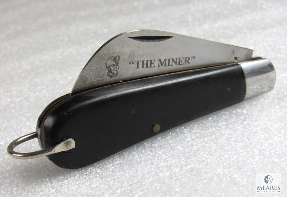 Vintage Boker "The Miner" 9215M Hawkbill Folder Knife