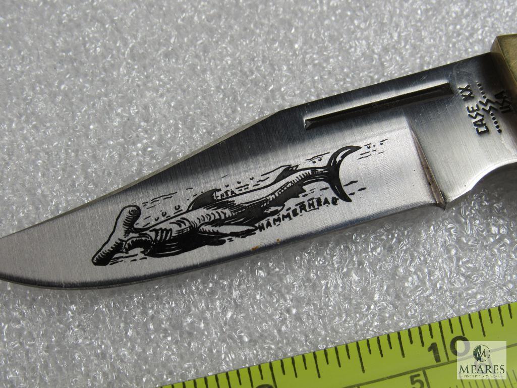 1981 Case Hammerhead 5159 LSSP Stainless Blade Bone Handle