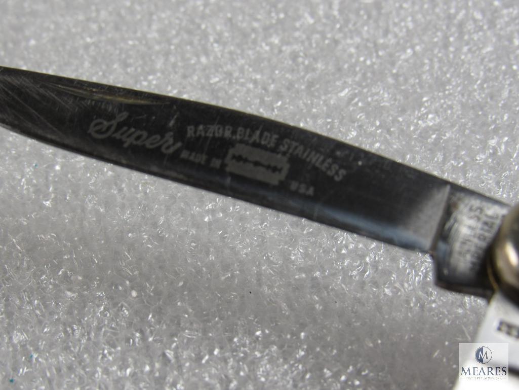 Vintage Imperial Razor Blade Super Stainless 2 Blade USA Made Knife