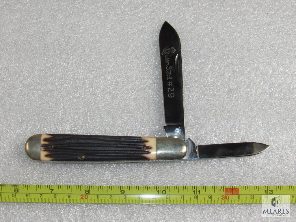 Queen Cutlery Queen Steel #29 Large Jack 2 Blade Folder Knife