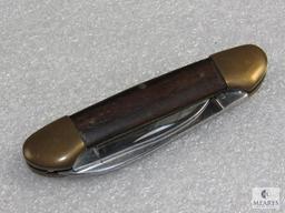 Vintage Edge Mark Explorer 11-75 440 Stainless 2 Blade Folder Knife