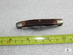 Vintage Schrade 1080t Old Timer Junior 3 Blade Folder Pocket Knife
