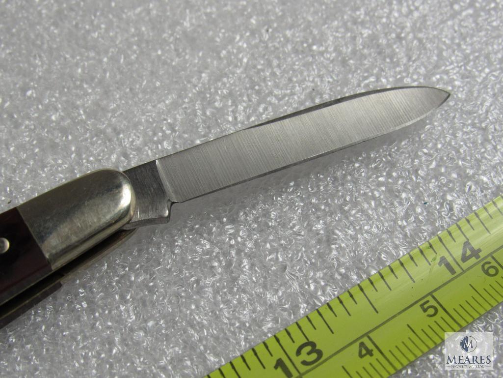 Case XX Eisenhower Pen Knife 06263 SS Stainless 1984 2 Blade