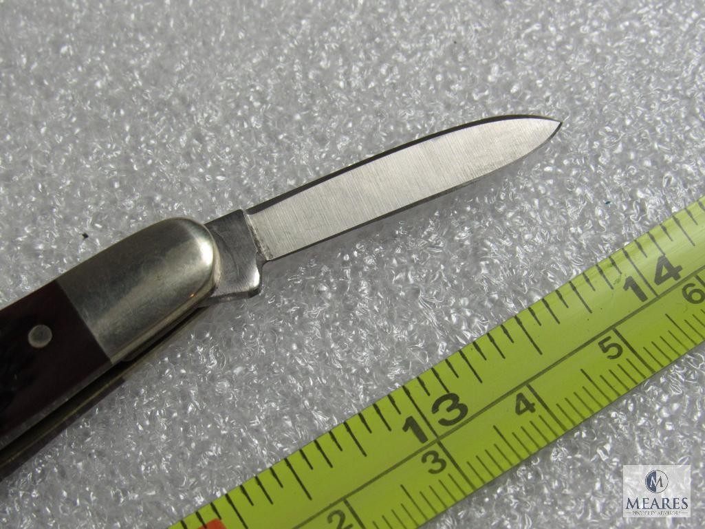 Case XX Eisenhower Pen Knife 06263 SS Stainless 1984 2 Blade