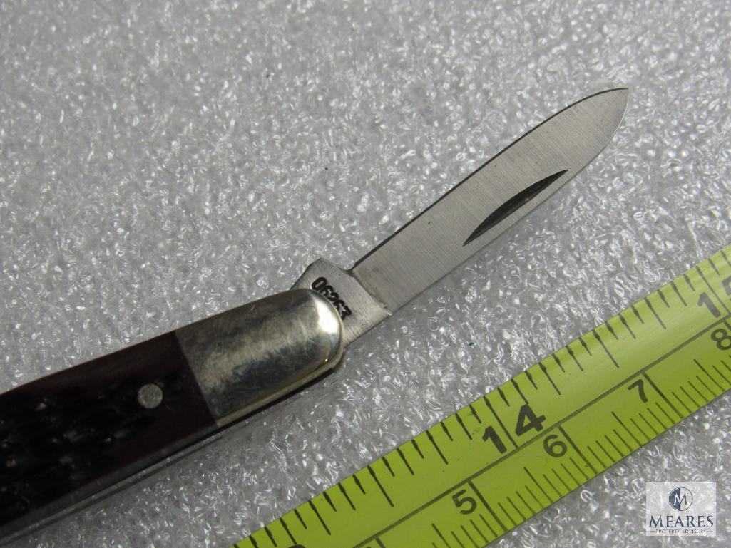 Case XX Eisenhower Pen Knife 06263 SS Stainless 1984 2 Blade