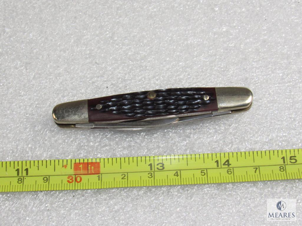 Case XX Eisenhower Pen Knife 06263 SS Stainless 1984 2 Blade