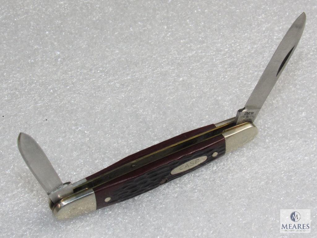 Case XX Eisenhower Pen Knife 06263 SS Stainless 1984 2 Blade