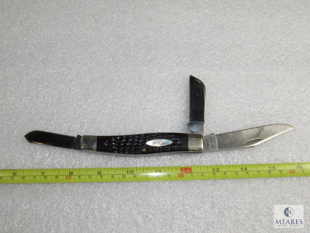 Vintage 1981 Case XX 6375 Large Stockman 3 Blade Knife Bone Handle