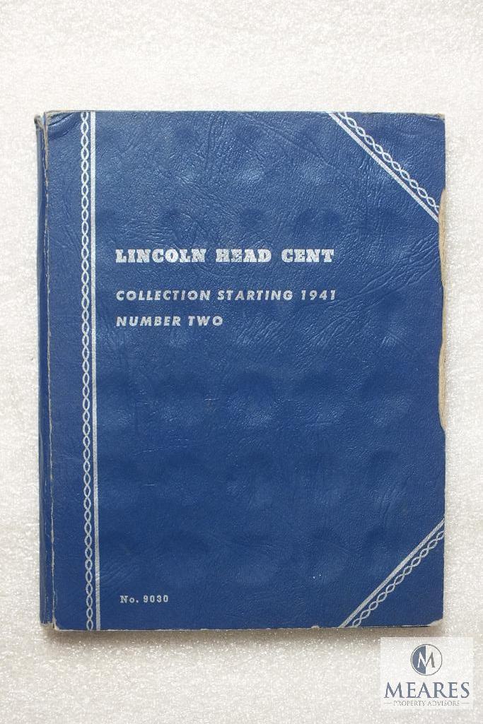 Incomplete Lincoln cent book 2 - Starting 1941