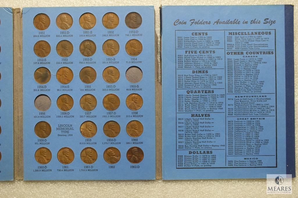 Incomplete Lincoln cent book 2 - Starting 1941