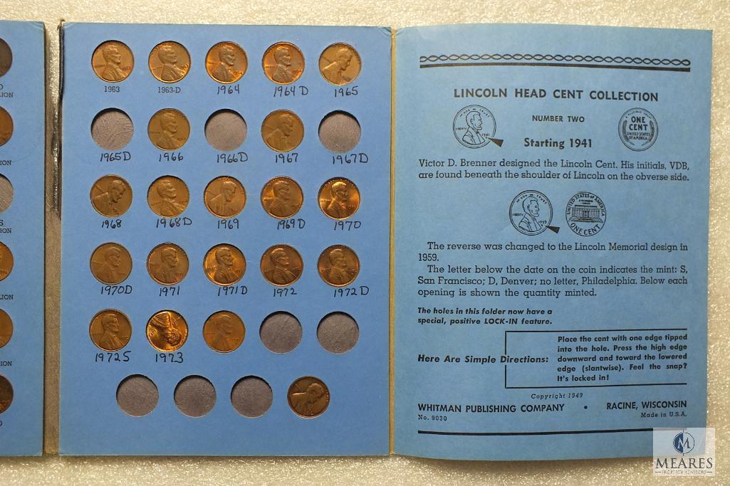 Incomplete Lincoln cent book 2 - Starting 1941