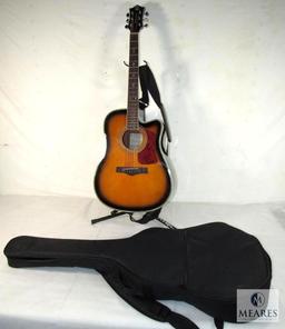 Randy Jackson Diamond Edition Acoustic Electric Guitar with Carrying Case