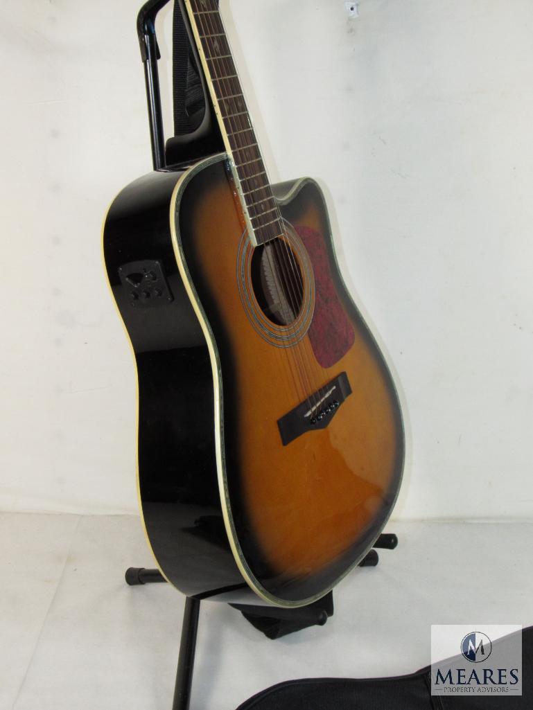 Randy Jackson Diamond Edition Acoustic Electric Guitar with Carrying Case