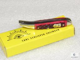 New Carl Schlieper Solingen Germany Eye Brand Baby Texas Toothpick Folder Knife